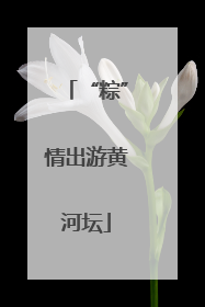 “粽”情出游黄河坛
