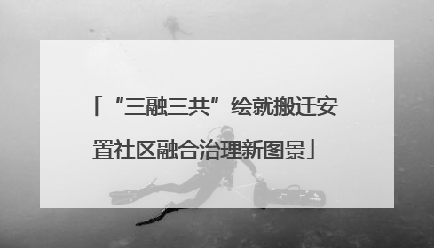 “三融三共”绘就搬迁安置社区融合治理新图景