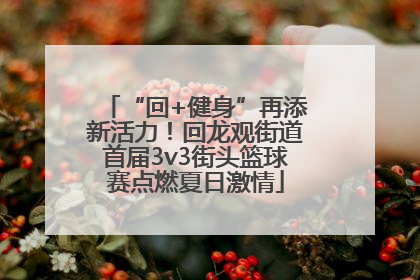 “回+健身”再添新活力！回龙观街道首届3v3街头篮球赛点燃夏日激情