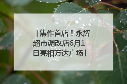 焦作首店！永辉超市调改店6月1日亮相万达广场