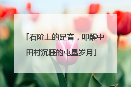 石阶上的足音，叩醒中田村沉睡的屯垦岁月