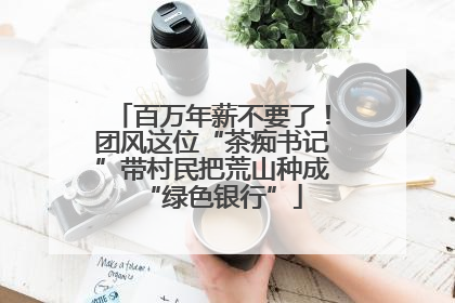 百万年薪不要了！团风这位“茶痴书记”带村民把荒山种成“绿色银行”