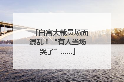 白宫大裁员场面混乱！“有人当场哭了”……