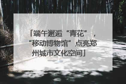 端午邂逅“青花”，“移动博物馆”点亮郑州城市文化空间