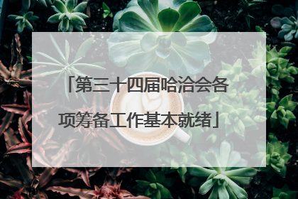 第三十四届哈洽会各项筹备工作基本就绪