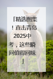 精选图集！直击青岛2025中考，这些瞬间值得回味