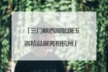 三门峡西周虢国玉器精品展亮相杭州