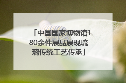 中国国家博物馆180余件展品展现琉璃传统工艺传承