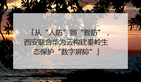 从“人防”到“智防”，西安联合华为云构建秦岭生态保护“数字屏障”
