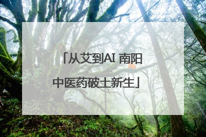 从艾到AI 南阳中医药破土新生