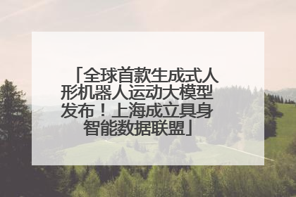 全球首款生成式人形机器人运动大模型发布！上海成立具身智能数据联盟