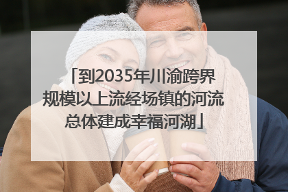到2035年川渝跨界规模以上流经场镇的河流总体建成幸福河湖