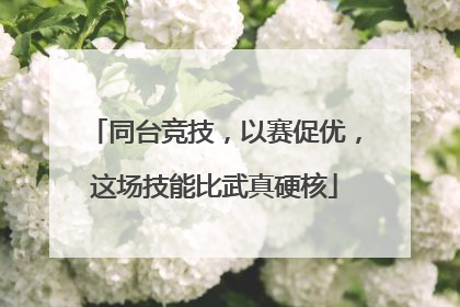 同台竞技，以赛促优，这场技能比武真硬核