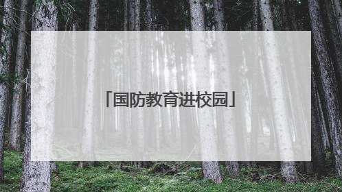 国防教育进校园