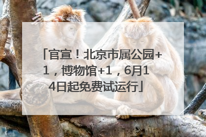 官宣！北京市属公园+1，博物馆+1，6月14日起免费试运行
