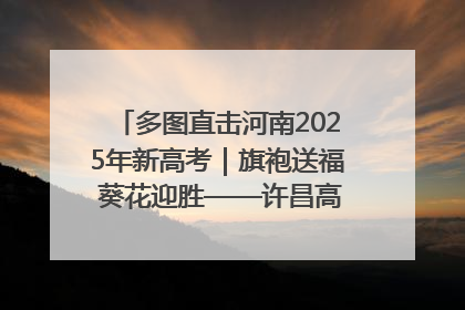 多图直击河南2025年新高考｜旗袍送福 葵花迎胜——许昌高考首日拉开帷幕