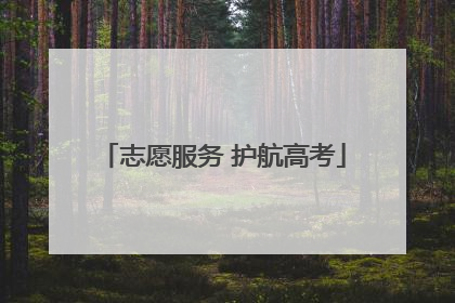 志愿服务 护航高考