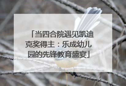 当四合院遇见凯迪克奖得主：乐成幼儿园的先锋教育盛宴