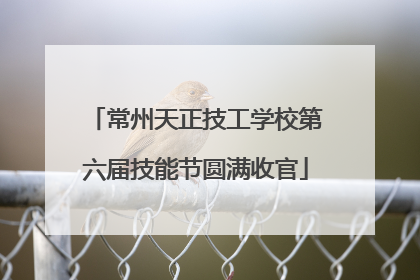 常州天正技工学校第六届技能节圆满收官