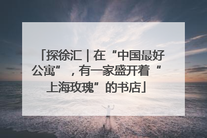 探徐汇｜在“中国最好公寓”，有一家盛开着“上海玫瑰”的书店