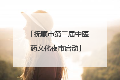 抚顺市第二届中医药文化夜市启动
