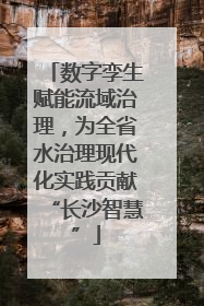 数字孪生赋能流域治理，为全省水治理现代化实践贡献“长沙智慧”