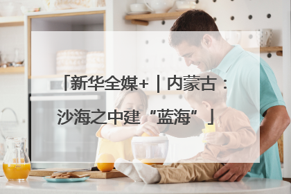 新华全媒+｜内蒙古：沙海之中建“蓝海”