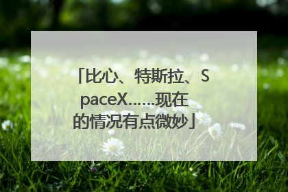比心、特斯拉、SpaceX……现在的情况有点微妙