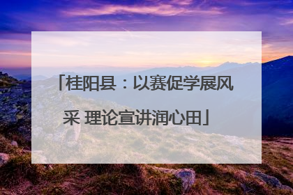 桂阳县：以赛促学展风采 理论宣讲润心田