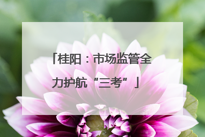 桂阳：市场监管全力护航“三考”