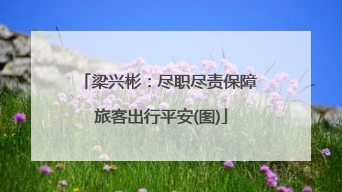 梁兴彬：尽职尽责保障旅客出行平安(图)