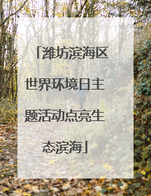 潍坊滨海区世界环境日主题活动点亮生态滨海