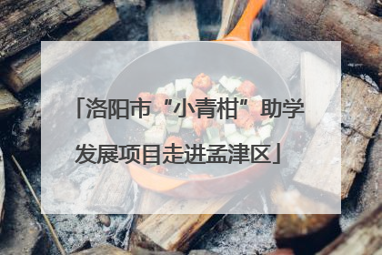 洛阳市“小青柑”助学发展项目走进孟津区