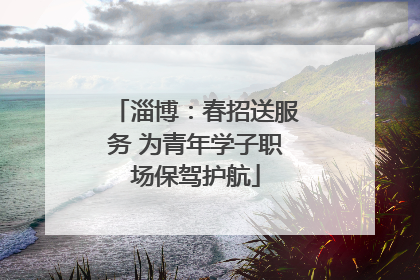 淄博：春招送服务 为青年学子职场保驾护航