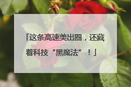 这条高速美出圈，还藏着科技“黑魔法”！
