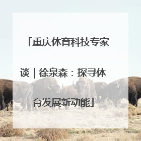 重庆体育科技专家谈｜徐泉森：探寻体育发展新动能