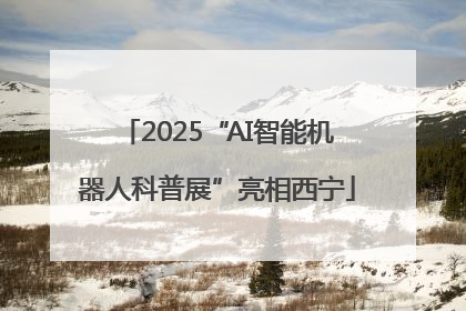 2025“AI智能机器人科普展”亮相西宁