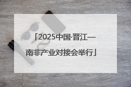 2025中国·晋江—南非产业对接会举行