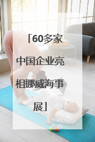 60多家中国企业亮相挪威海事展
