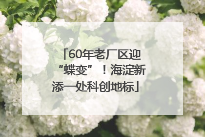 60年老厂区迎“蝶变”！海淀新添一处科创地标